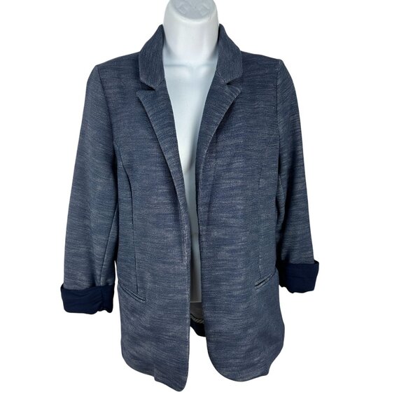 Skies Are Blue Womens M Blazer Jacket With 3/4 Sleeves Polyester & Cotton Blend - Picture 1 of 7